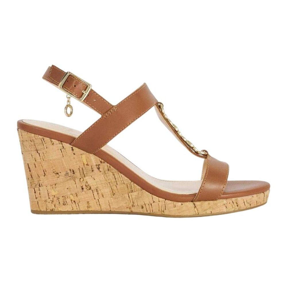 Dune London Womens/Ladies Kasslie Wedge Sandals / Tan